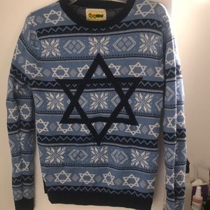 Tipsy Elves ugly sweater from “the night before “